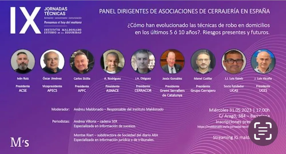 Análisis de los componentes de una cerradura para detectar marcas de manipulación